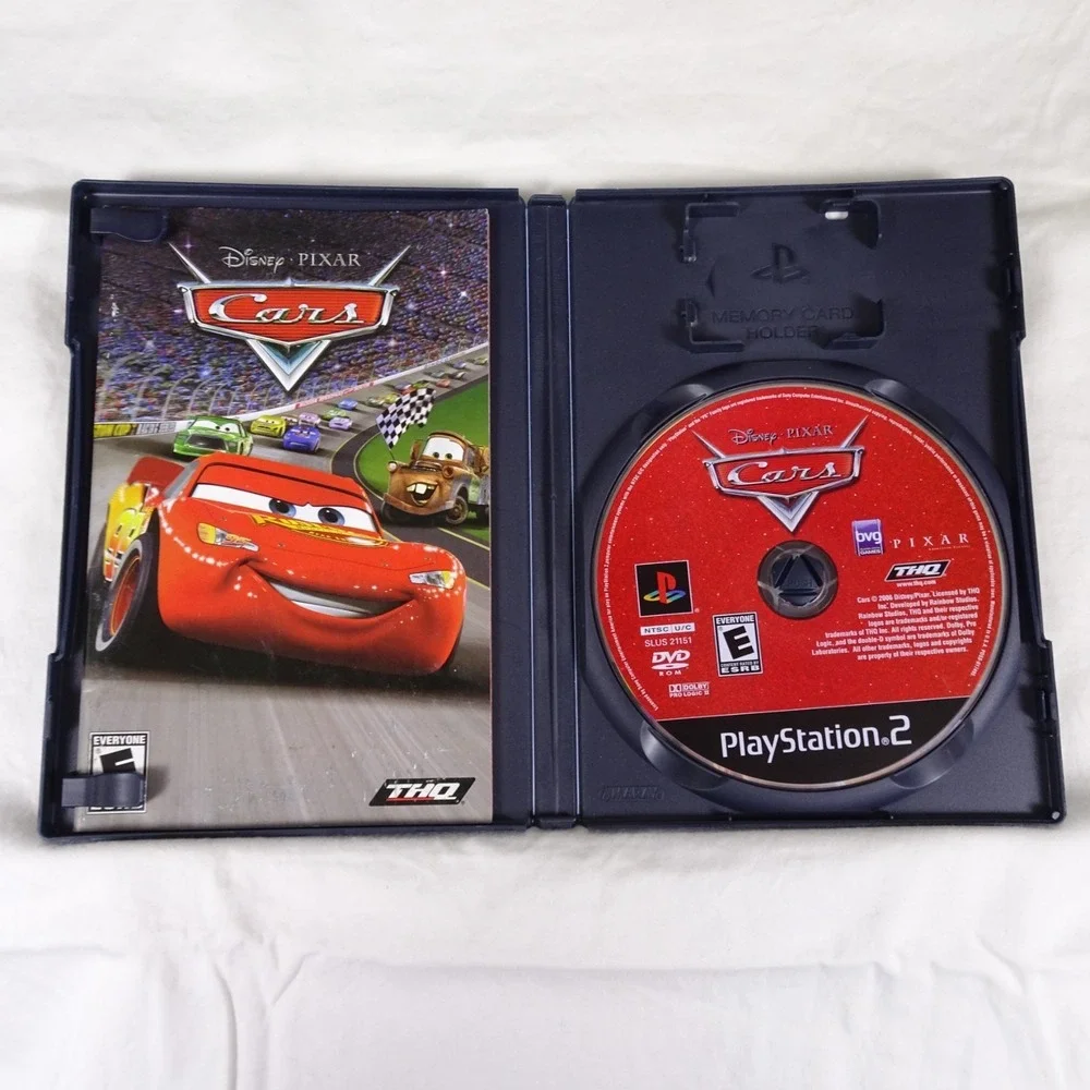 PlayStation 2 PS2 Disney‎ Pixar Cars game and manual